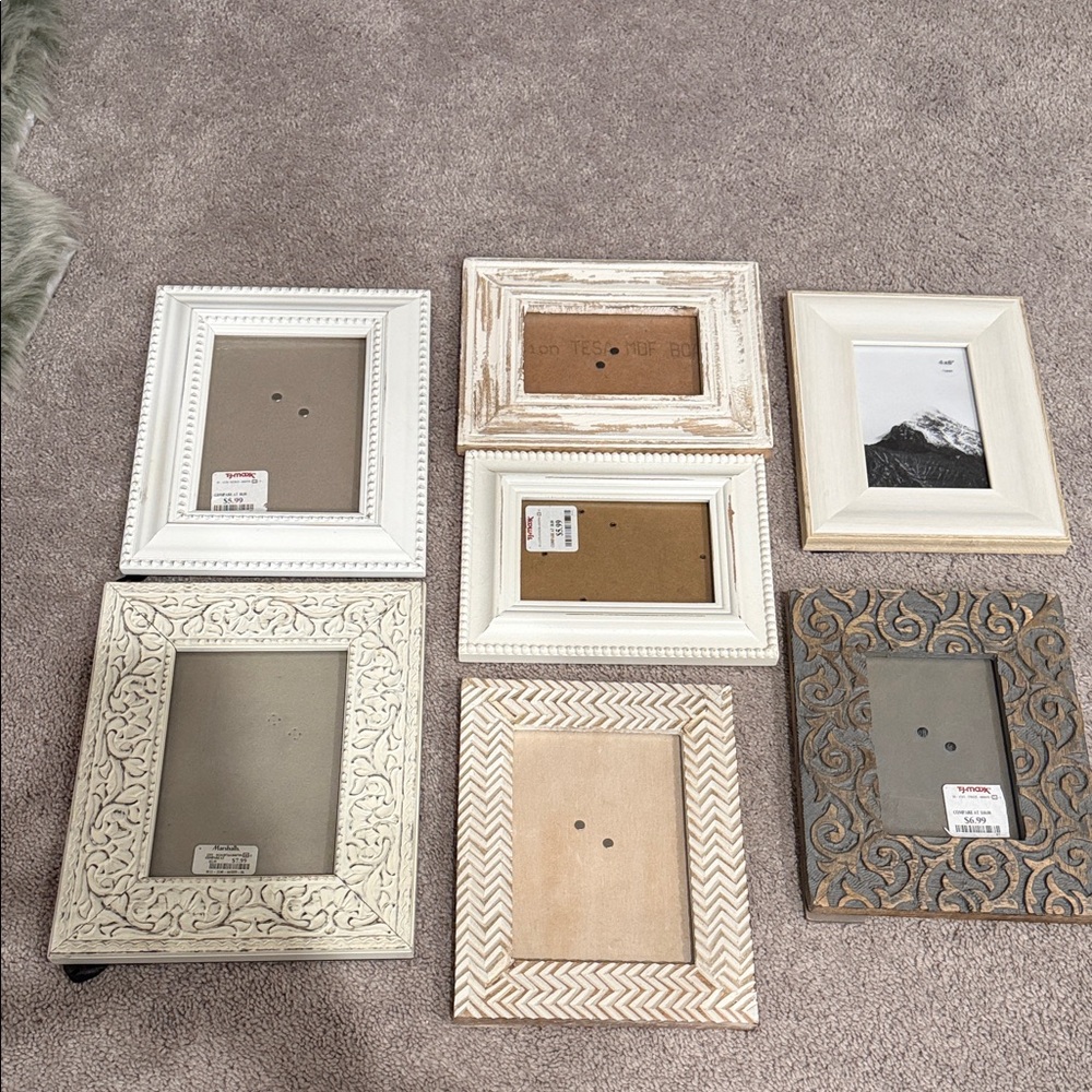 Elegant Neutral Picture Frame Set